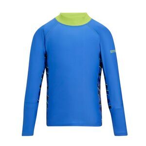 Regatta Girls Hoku II Camo Swim Top / Sonic Blue